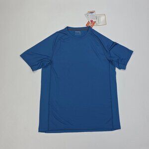 Simms Challenger Solar S/S T-Shirt Top, Fishing Men’s Medium Nightfall Blue